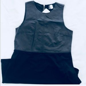 H&M Dress, NWT, Faux Leather, Size 14